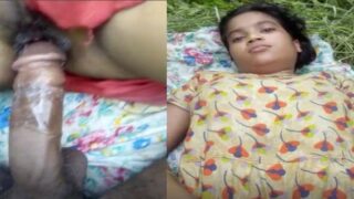 Desi Village Girl Tight Pussy Fucking Outdoors